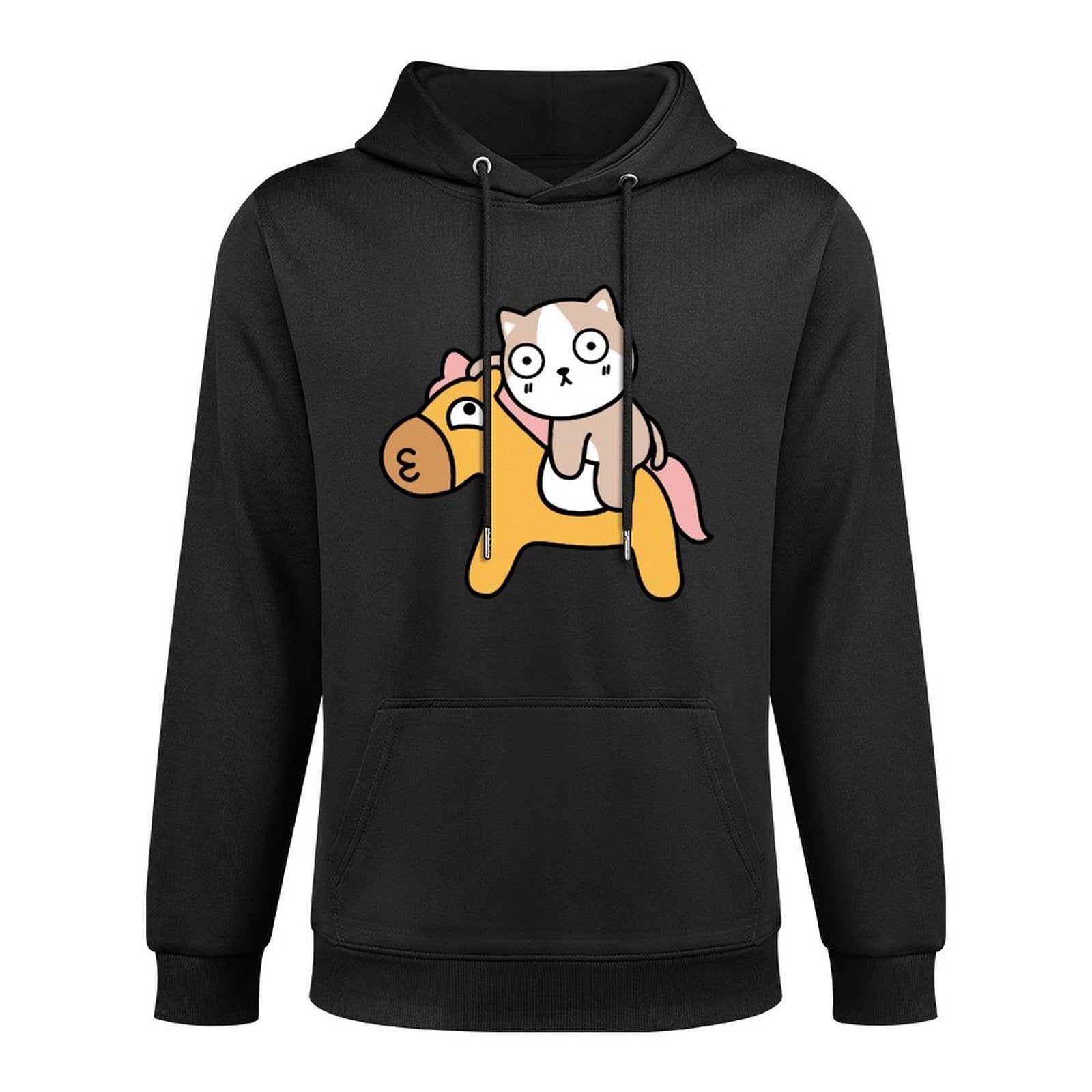 Solid Indoor Front Graphic Hoodies